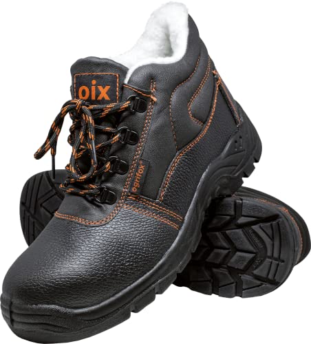 Ogrifox OX-OIX-TO-SB Arbeitsschuhe Herren, Damen | Isoliert Sicherheitsschuhe | Safety Shoes | ISO EN20345 | Schwarz-Orange | Größe 39 von Ogrifox