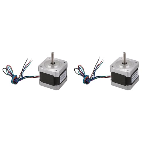 Ohewiiuk 2X NEMA 17 42 Hybrid-Schrittmotor 0,9 Grad 40 mm 1,68 ein 2-Phasen-Schrittmotor für CNC-FräSer von Ohewiiuk