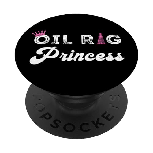 Bohrinsel Princess Oilfield Oil Field Roughneck PopSockets Klebender PopGrip von Oil Rig Oilfield Man Roughneck Oilman Onshore