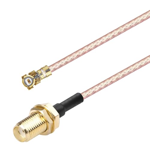 Oiyagai RF-Antennen-Pigtail-Kabel, SMA-Buchse auf IPX RG178 Wireless PCI Karte (30 cm) 2 Stück von Oiyagai