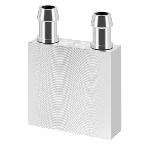 Okeeyseda Aluminium WasserküHlblock 40X40X12Mm KüHler für Computer CPU KüHler von Okeeyseda