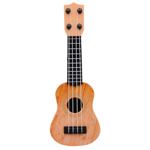 Okeeyseda Gelbe Kinder Klassische Ukulele-Gitarre Spielzeug Früherziehung Kleine Gitarre Partyzubehör Verstellbar von Okeeyseda