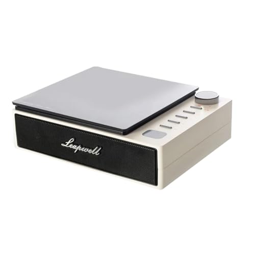 Okeeyseda Tragbarer CD-Player, Kabellose Bluetooth-Lautsprecher, UKW-Radio, Musikalbum-Player, Heim-CD-Gerät, Englisch, AB-Repeater von Okeeyseda