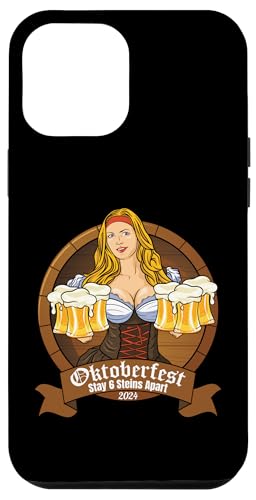 Hülle für iPhone 15 Pro Max Oktoberfest 2024 6 Stein Apart Bier Oktober Lustig Trinken von Oktoberfest 2024 6 Stein Apart Beer October Party