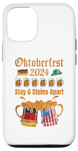 Hülle für iPhone 15 Pro Oktoberfest 2024 6 Stein Apart Bier Oktober Lustig Trinken von Oktoberfest 2024 6 Stein Apart Beer October Party