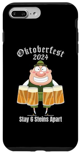 Hülle für iPhone 7 Plus/8 Plus Oktoberfest 2024 6 Stein Apart Bier Oktober Lustig Trinken von Oktoberfest 2024 6 Stein Apart Beer October Party