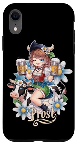 Hülle für iPhone XR Bayerisches Anime Mädchen mit Bierkrügen Deutsch Manga von Oktoberfest Festival Otaku Man Women Tees