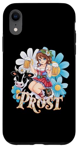 Hülle für iPhone XR Bayerisches Anime Mädchen mit Bierkrügen Deutsch Manga von Oktoberfest Festival Otaku Man Women Tees