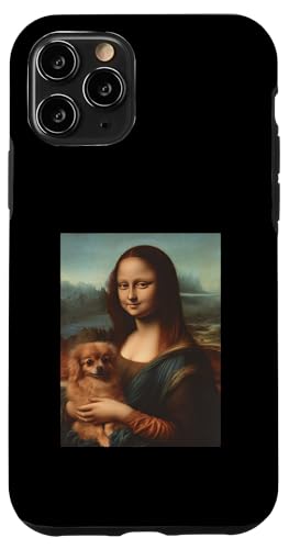 Hülle für iPhone 11 Pro Mona Classic Pommeranian Hündchen Whimsy Pet Mama Papa Besitzer von Old Classic Art Lover Merch Cute Store