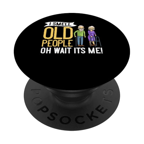 Seniorenbewusstsein für ältere Menschen im Ruhestand PopSockets Klebender PopGrip von Old People