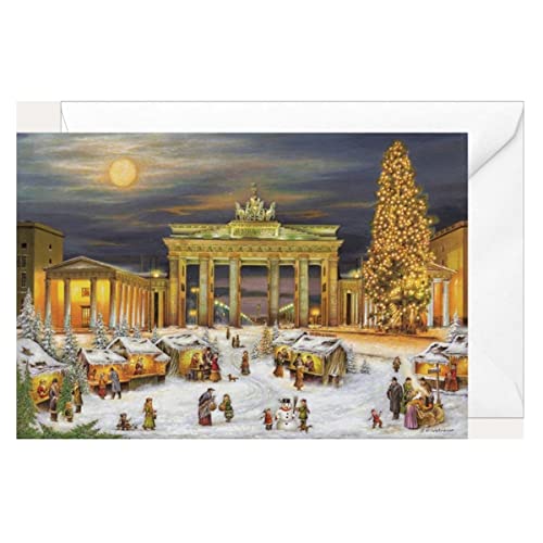 Olewinski & Tochter 2299 - Weihnachtsklappkarte Berlin Brandenburger Tor von Olewinski & Tochter