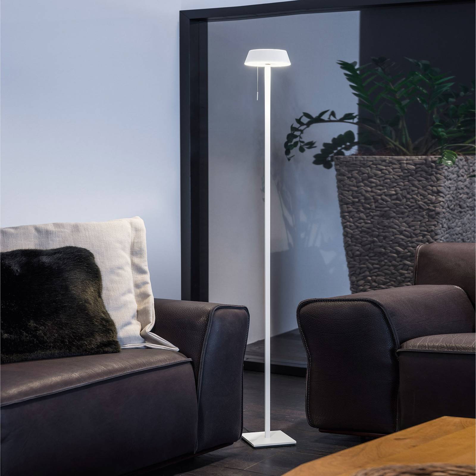 OLIGO Glance LED-Stehlampe weiß matt von Oligo
