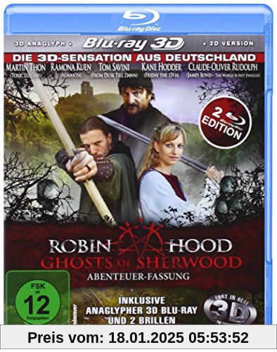 Robin Hood: Ghosts of Sherwood (Abenteuer-Fassung) (inkl. anaglypher 3D Blu-Ray und 2 Brillen) [Blu-ray 3D] von Oliver Krekel