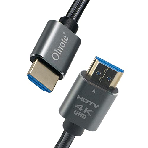 Oluote HDMI Kabel 4K, HDMI 2.0-Hochgeschwindigkeits, Audio HDMI-Kabel für Blu-Ray-Player / PS5 / Xbox-Serie X / 4K Ultra Screen/HD-Fernseher (3) von Oluote