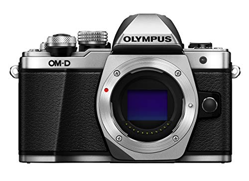 Olympus OM-D E-M10 Mark II Micro Four Thirds Systemkamera, 16 Megapixel, 5-Achsen Bildstabilisator, elektronischer Sucher, silber von Olympus