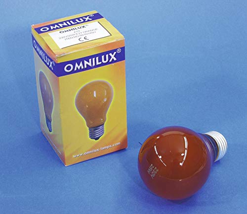 OMNILUX A19 230V/25W E-27 orange von Omnilux