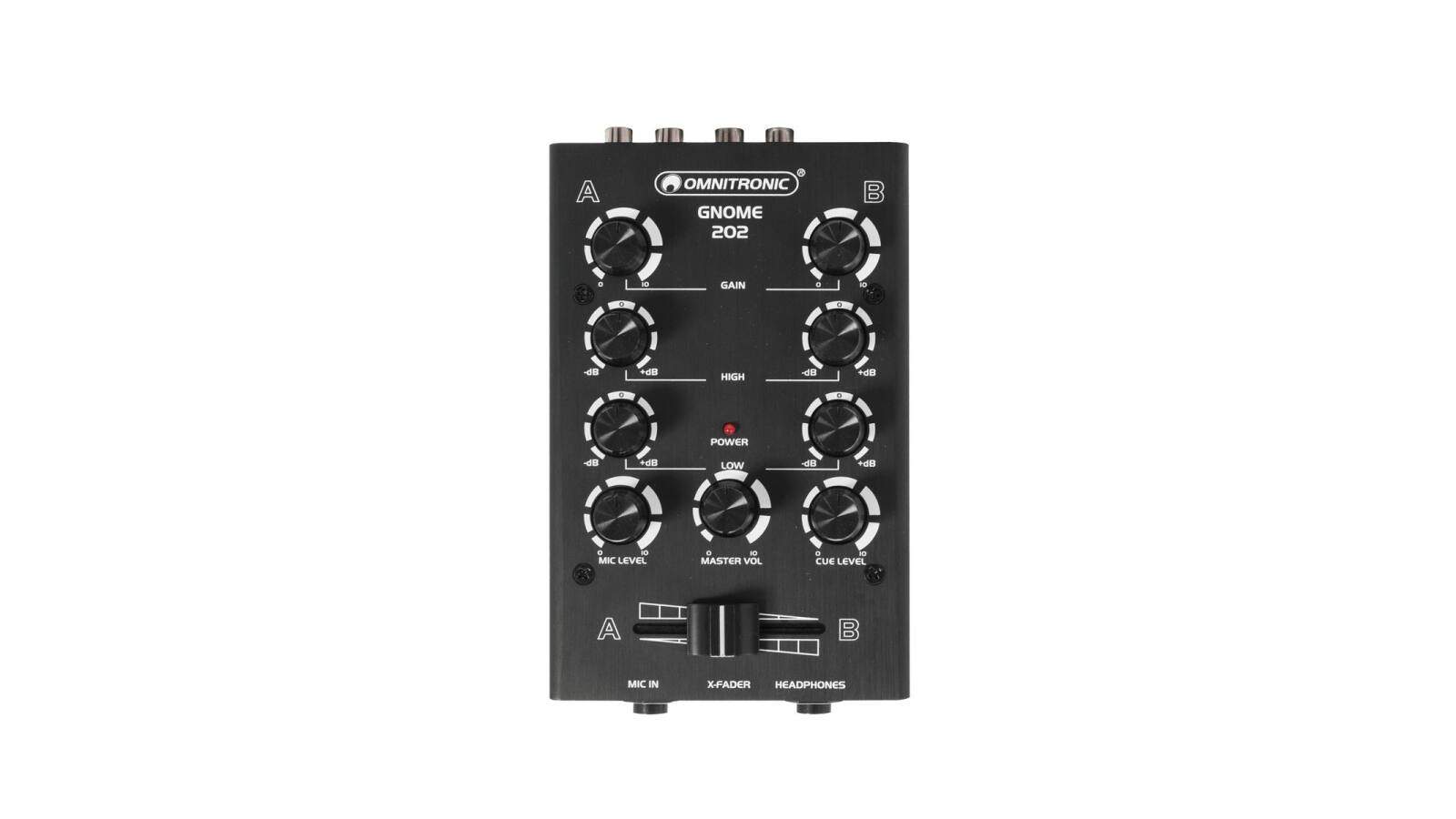 OMNITRONIC GNOME-202 Mini-Mixer schwarz von Omnitronic