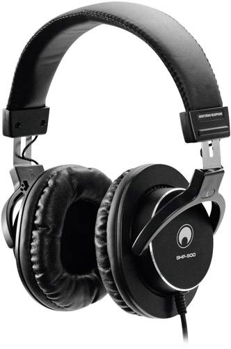 Omnitronic SHP-900 Over Ear Kopfhörer kabelgebunden Schwarz von Omnitronic