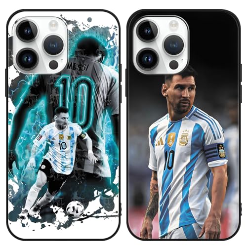 2 Stück Handyhülle für Xiaomi Redmi Note 12 Pro+ 5G Hülle 6.67", Weich Silikon TPU Schutzhülle mit Cool Sport Fußball Legend Player 10 Mode Muster, Stoßfest Bumper Case für Jungen Mädchen, Design von Omyzo