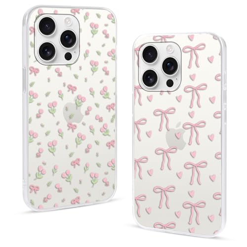 Omyzo 2 Stück Handyhülle für Xiaomi Redmi 12 Hülle 6,79", Aesthetic Muster Frauen Mädchen Schutzhülle Transparent Weich Silikon TPU Stoßfest Kratzfest Case für Redmi 12 Omyzo 2 Stück Handyhülle für Xiaomi Redmi 12 Hülle 6,79", Aesthetic Muster Frauen Mädchen Schutzhülle Transparent Weich Silikon TPU Stoßfest Kratzfest Case für Redmi 12 von Omyzo