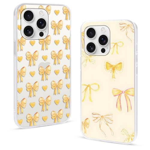 Omyzo 2 Stück Transparent Handyhülle für Xiaomi Redmi Note 13 Pro 4G 6,67" Hülle, Gelbe Schleife Muster Frauen Mädchen Case Weich Durchsichtig Silikon Schutzhülle für Redmi Note 13 Pro 4G Omyzo 2 Stück Transparent Handyhülle für Xiaomi Redmi Note 13 Pro 4G 6,67" Hülle, Gelbe Schleife Muster Frauen Mädchen Case Weich Durchsichtig Silikon Schutzhülle für Redmi Note 13 Pro 4G von Omyzo