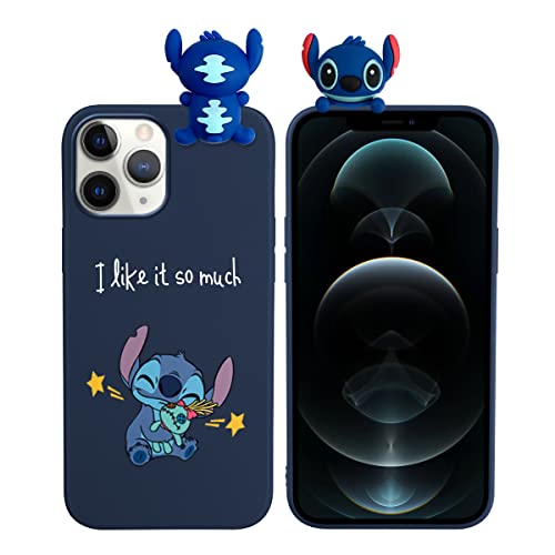 Omyzo Handyhülle Kompatibel mit iPhone 15 Pro Hülle 6,1",Muster 3D Puppe Karikatur Süßes Charakter Design,Weich TPU Silikon Fallschutz Stoßfest Schutzhülle für iPhone 15 Pro von Omyzo