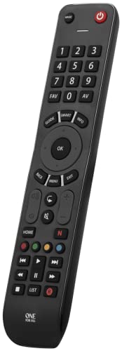 One For All Evolve TV Universal Fernbedienung TV - Steuerung von TV / Smart TV - Funktioniert garantiert mit allen TV-Marken - Optimiert für Smart TV – URC7115 von One for All