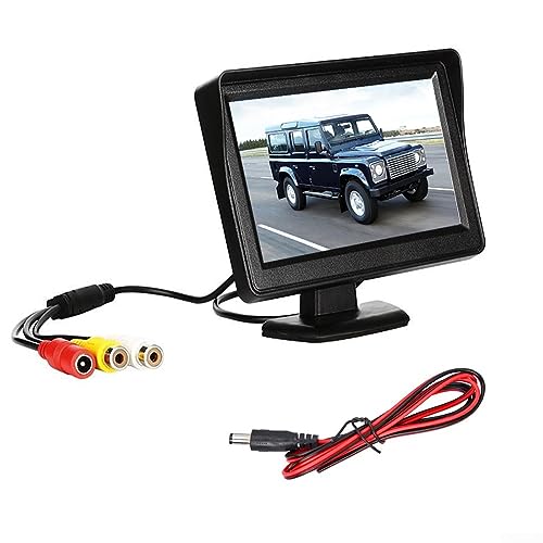 Oniissy 4.3 Inch Zoll TFT LCD Car Color Rear View Monitor Screen Halterung Monitor for Parking Rear View Backup Camera für Rückfahrkamera von Oniissy