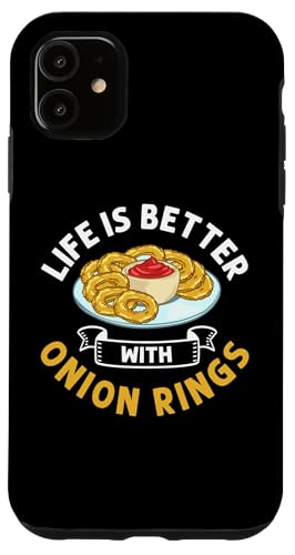 Hülle für iPhone 11 Zwiebelring Lustiges Snack Food Rezept von Onion Ring