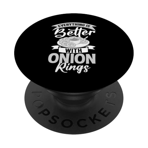 Zwiebelring Lustiges Snack Food Rezept PopSockets Klebender PopGrip von Onion Ring