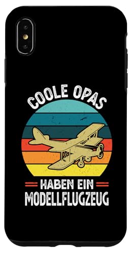 Hülle für iPhone XS Max Coole Opas haben ein Modellflugzeug Modellfliegen von Opa & Großvater Geschenke