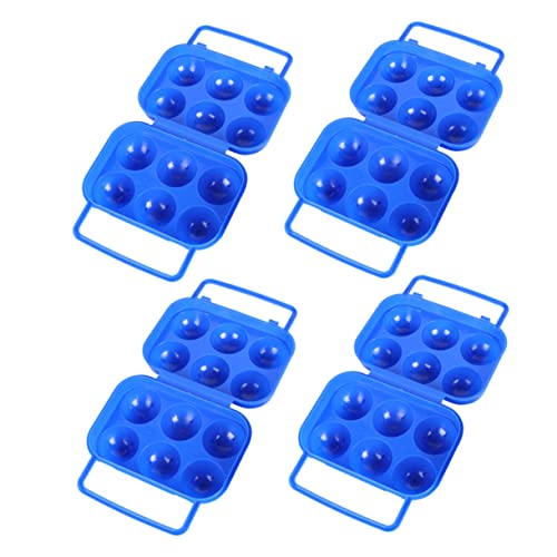 Operitacx 1 Satz 4 Stück Eierkarton storage boxes aufbwahrungs-box ablagekasten Eierbox für Camping Eierlagerung farbig Inhaber Aufbewahrungsbehälter für Eier Lebensmittelbehälter pp Blue Operitacx 1 Satz 4 Stück Eierkarton storage boxes aufbwahrungs-box ablagekasten Eierbox für Camping Eierlagerung farbig Inhaber Aufbewahrungsbehälter für Eier Lebensmittelbehälter pp Blue von Operitacx