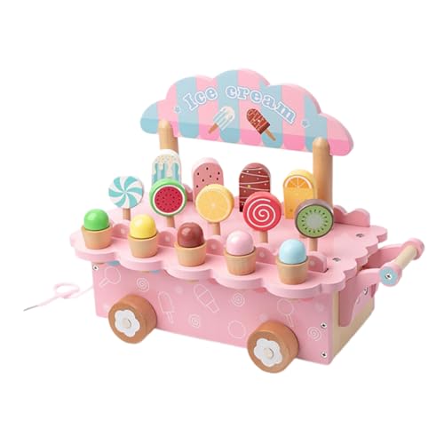 Operitacx 1 Set Eiscreme Set Für Eiscreme Spielzeugset Eiscreme Kinderspielzeug Eiscreme Kinderspielzeug Puppenhaus Miniaturen Eiscreme Spielset von Operitacx