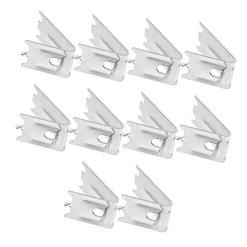 Operitacx 10 Stücke Silber Edelstahl Kühlschrank Clips Regal Clips Kühlschrank Kühlschrank Zubehör Operitacx 10 Stücke Silber Edelstahl Kühlschrank Clips Regal Clips Kühlschrank Kühlschrank Zubehör von Operitacx