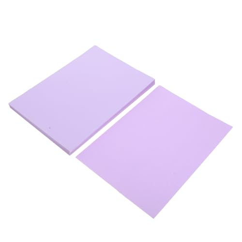 Operitacx 100 Stück Kopierpapier Scrapbooking Karton Bedruckbarer Karton A4 Kartonpapier Dicker Karton Kartonpapier Druckerpapier Kartenpapier Zellstoffpapier Lavendel von Operitacx