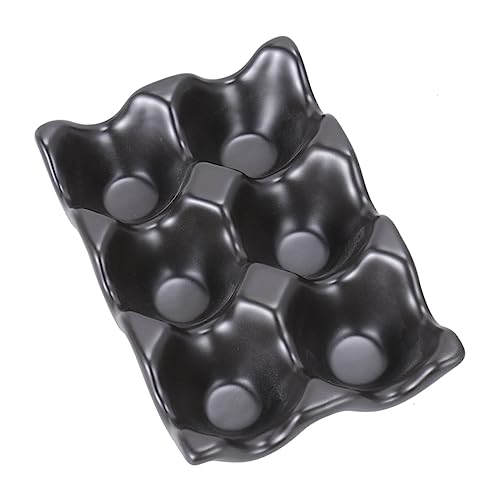Operitacx 6 Eierhalter aus Keramik Eierhalter für Schwarz Eierschalen Kühlschrank Lagerung küche organisation küchen organisation easy putz platzsparend Aufbewahrungsbehälter für Eier Black Operitacx 6 Eierhalter aus Keramik Eierhalter für Schwarz Eierschalen Kühlschrank Lagerung küche organisation küchen organisation easy putz platzsparend Aufbewahrungsbehälter für Eier Black von Operitacx