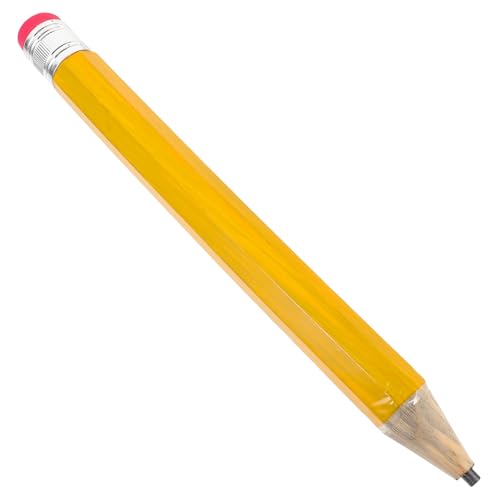 Operitacx Bleistift Wachsmalstift Apfel-federmäppchen Große Schreibstifte Schulbedarf Stifte Ästhetisch Lustige Schreibstifte Ästhetische Stifte Bastelstifte Partygeschenke Yellow Pvc-folie von Operitacx