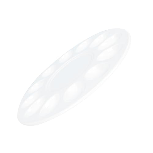 Operitacx Deviled Egg Tablett groß Tabletts Träger Tablett mit teuflischen Eiern Lagerung eierplatte egg tray eieraufbewahrung ei halter Eierhalter aus Melamin Eierspeise Keramik Weiß Operitacx Deviled Egg Tablett groß Tabletts Träger Tablett mit teuflischen Eiern Lagerung eierplatte egg tray eieraufbewahrung ei halter Eierhalter aus Melamin Eierspeise Keramik Weiß von Operitacx