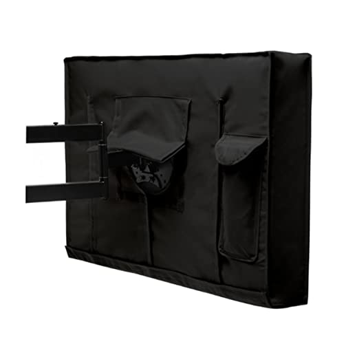 Operitacx Outdoor Tv Abdeckung Staubdicht mit Mikrofasertuch für Reinigung für Ganzjährigen Schutz Ihres Fernsehers Schwarz Operitacx Outdoor Tv Abdeckung Staubdicht mit Mikrofasertuch für Reinigung für Ganzjährigen Schutz Ihres Fernsehers Schwarz von Operitacx