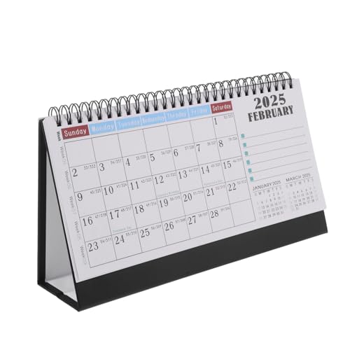 Operitacx Studienplankalender 18 Monate Tischkalender Umblättern Tischkalender 2024-2025 Countdown- Für Das Neue Jahr Chinesischer Tischkalender Schultischkalender Papier von Operitacx