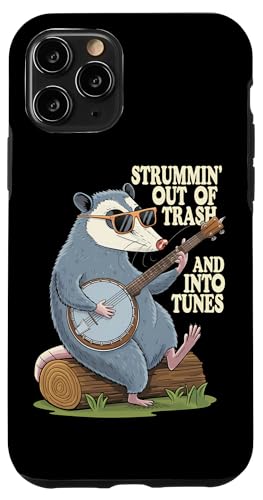 Hülle für iPhone 11 Pro Opossum Spielt Banjo Cottagecore Possum von Opossum Banjo Spieler Geschenk Gitarre