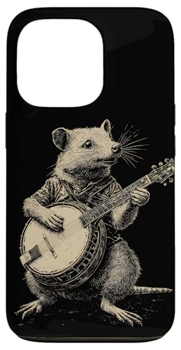 Hülle für iPhone 13 Pro Opossum Spielt Banjo Cottagecore Possum von Opossum Banjo Spieler Geschenk Gitarre