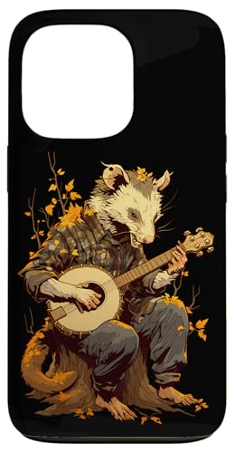 Hülle für iPhone 13 Pro Opossum Spielt Banjo Cottagecore Possum von Opossum Banjo Spieler Geschenk Gitarre