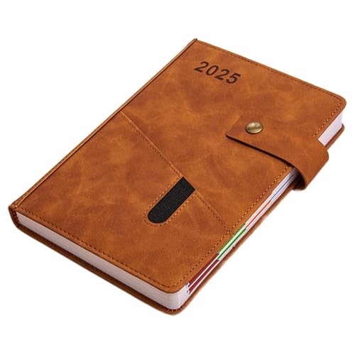 Pu Leather Notebook, 2025 Monthly Planner, Daily Planner Book, 365 Days Planner, Event Planner Book, Planner Notepad For Work, Study Planner Book, Business Schedule Planner, Pu Leather Planner von Opvonxeh