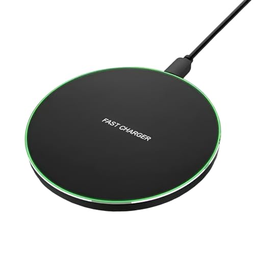 Wireless Charger | 15W Max Fast Wireless Charger Pad for Quick and Safe Charging of Electronics | High-Speed Charging for -Enabled Devices with LED Indicator | Charger for Travel and Everyday Use von Opvonxeh