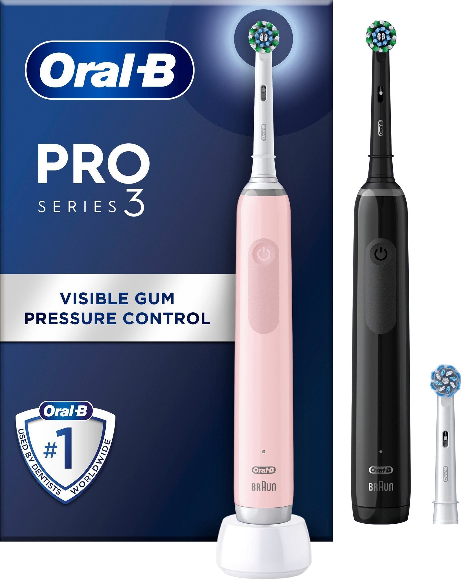 Oral-B - Pro3 3900N Black CA + Pink CA von Oral B