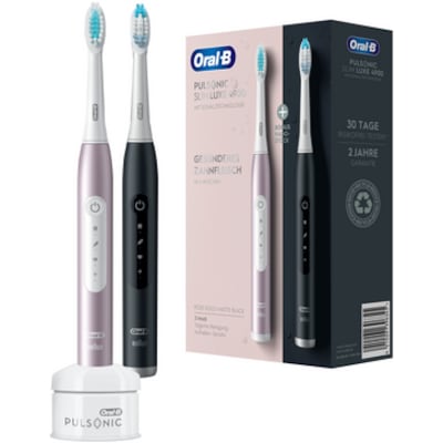 Oral-B Pulsonic Slim 4900 elektrische Zahnbürste Duopack Schwarz/Rosegold Oral-B Pulsonic Slim 4900 elektrische Zahnbürste Duopack Schwarz/Rosegold von Oral-B