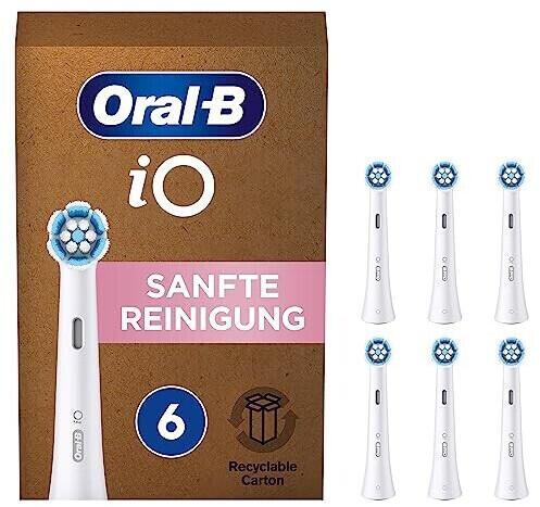 Oral-B iO Sanfte Reinigung Aufsteckbürsten 6 Stk. von Oral-B