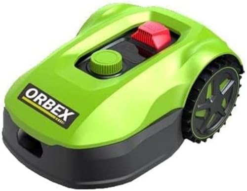 Orbex S900G Mähroboter / selbstfahrender Akku-Rasenmäher / Bluetooth- & WIFI-Verbindung / mit Regen-Sensor, Lifting-Sensor & Neigungs-Sensor/ Rasenfläche 900 m² von Orbex