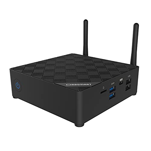 Orbsmart AW-15 Mini PC Windows 11 Pro 4K Desktop-PC | Computer | lüfterlos | lautlos | stromsparend (Intel N100 CPU, 16GB RAM, 256GB SSD, WiFi 6, 2.5 GBit-LAN) von Orbsmart